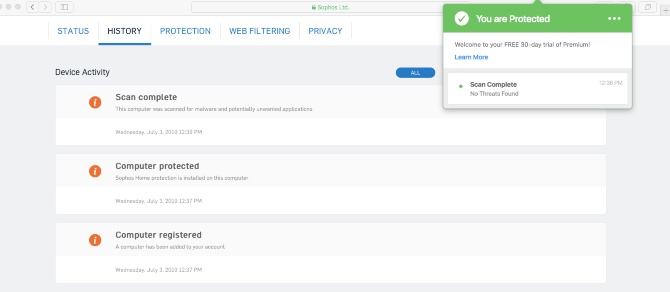 Sophia Home Free Mac Antivirus