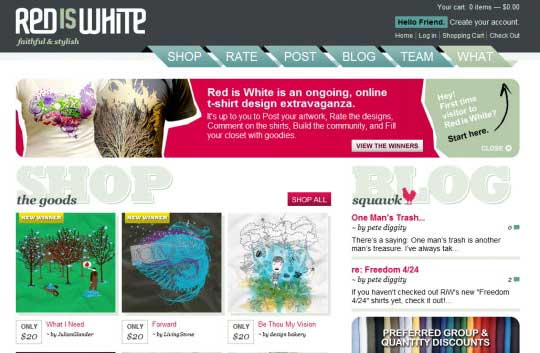 Red is White