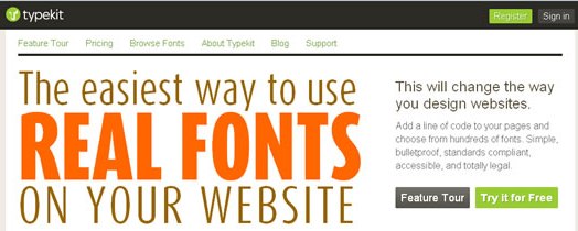 CSS3, HTML5 and Fonts as a Service