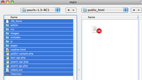 upload to server