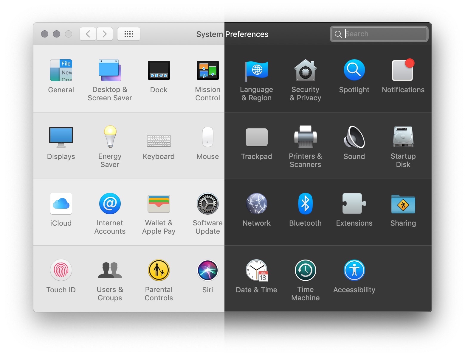 How to enable the Light appearance theme on Mac