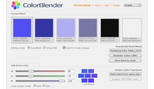 color blender