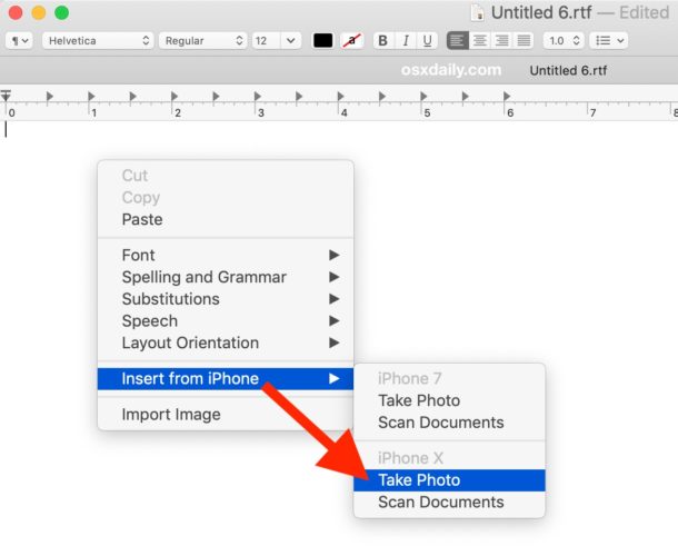 How to use Continuity Camera from Mac app