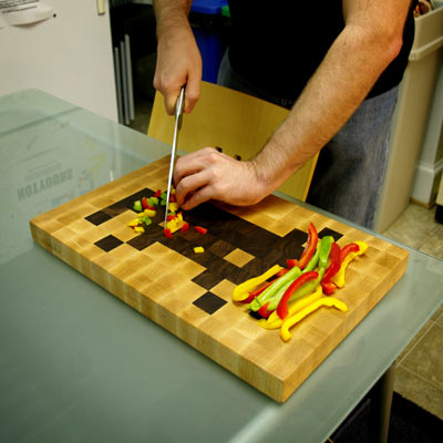 Space Invaders Cutting Board