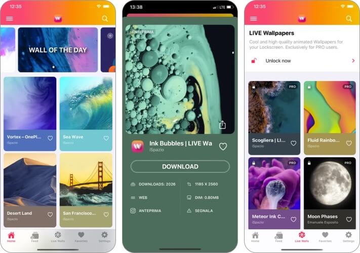 Wallpapers Central iPhone App Screenshot