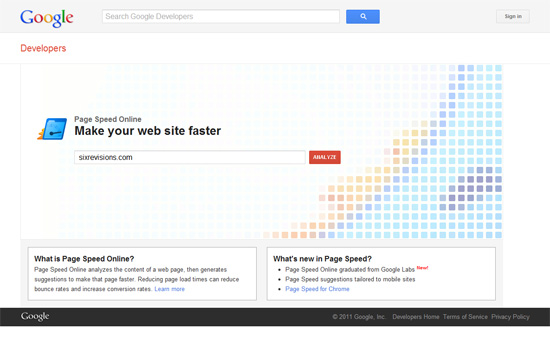 Page Speed Online