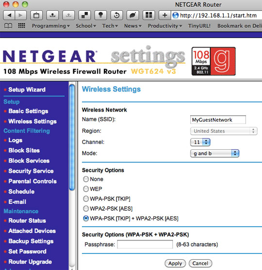 netgear wi-fi