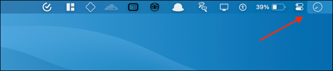 An analog clock in the Mac Menu Bar.